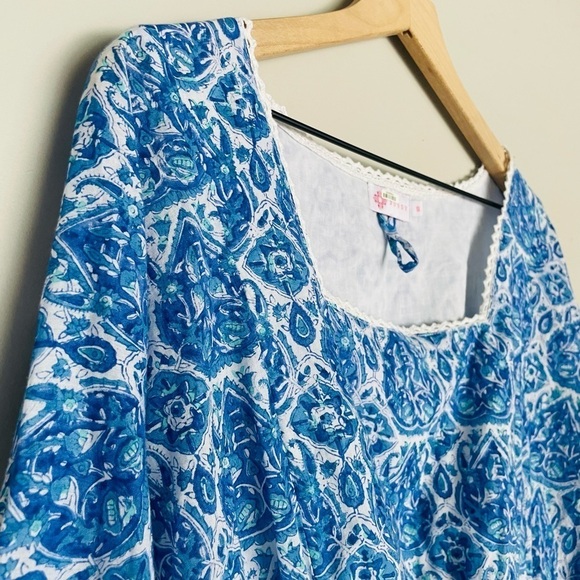 Buggy Assisi Dress in Nettie Greek Blue - Picture 9 of 15